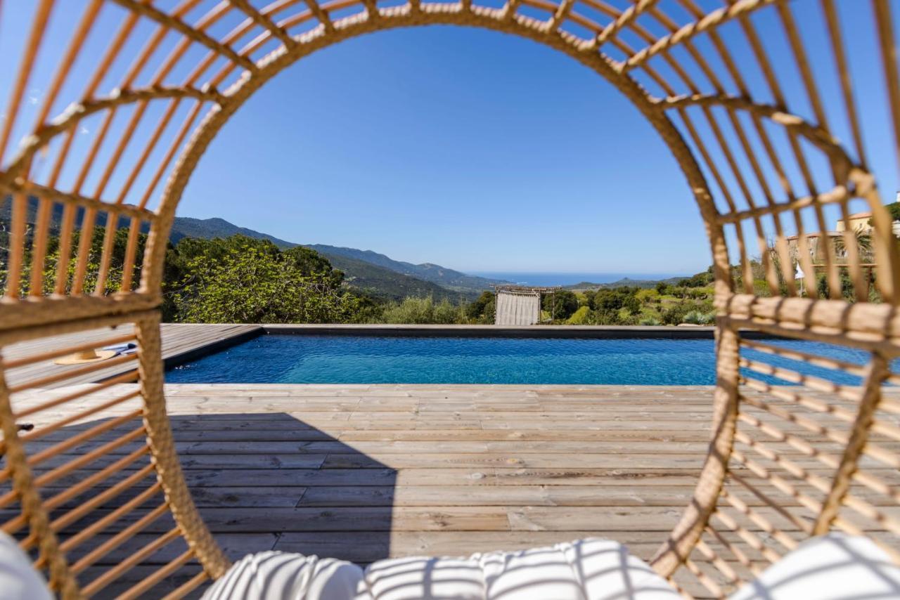 Terre De Maquis, Maison D'Hotes Vue Mer Corse Sari-D'orcino Exterior foto