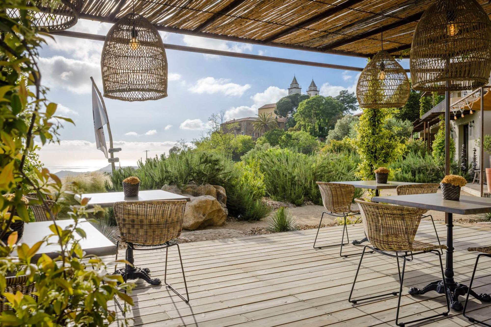 Terre De Maquis, Maison D'Hotes Vue Mer Corse Sari-D'orcino Exterior foto